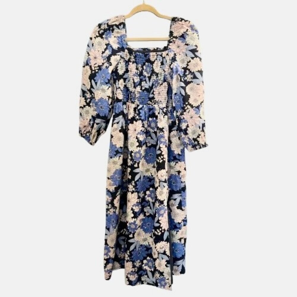 J.Crew Linen Daydream Dress in Zinnia Floral